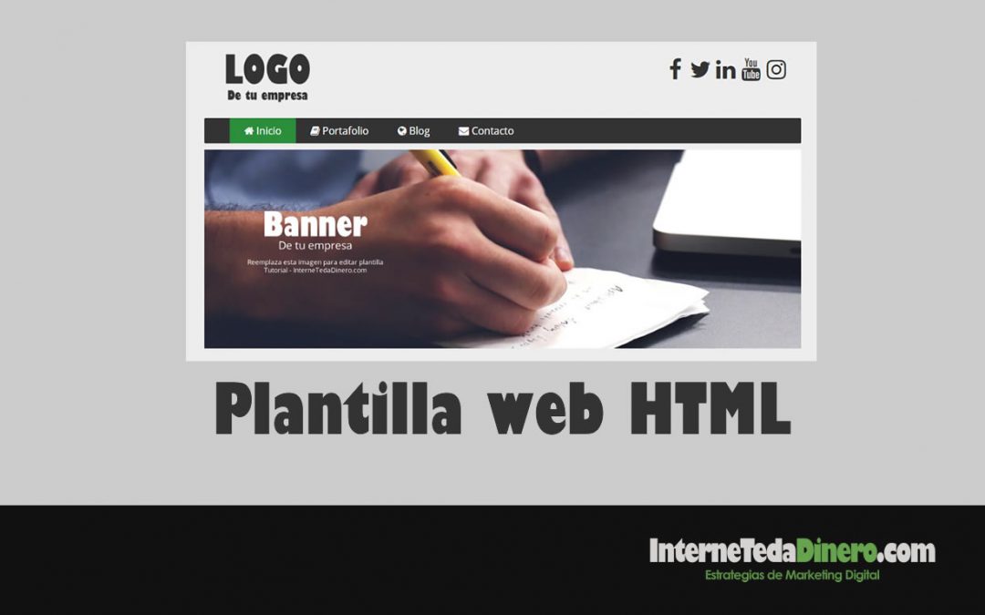 Plantilla web en HTML
